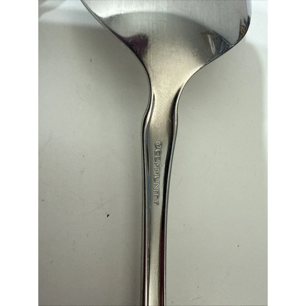 Oneida Community TENNYSON Stainless Heirloom Glossy Silverware 3 Pcs Retired LOT